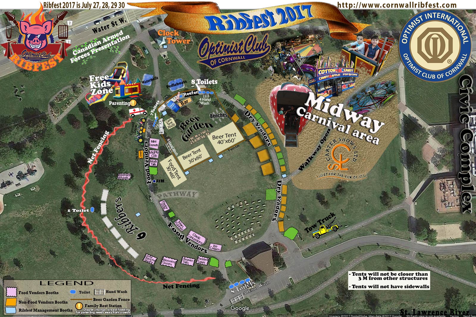 Ribfest Overview Map